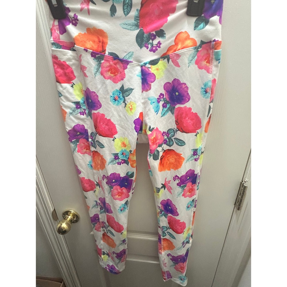 PINK Victoria's Secret Ultimate Floral Pocket Leggings Size M Workout Yoga